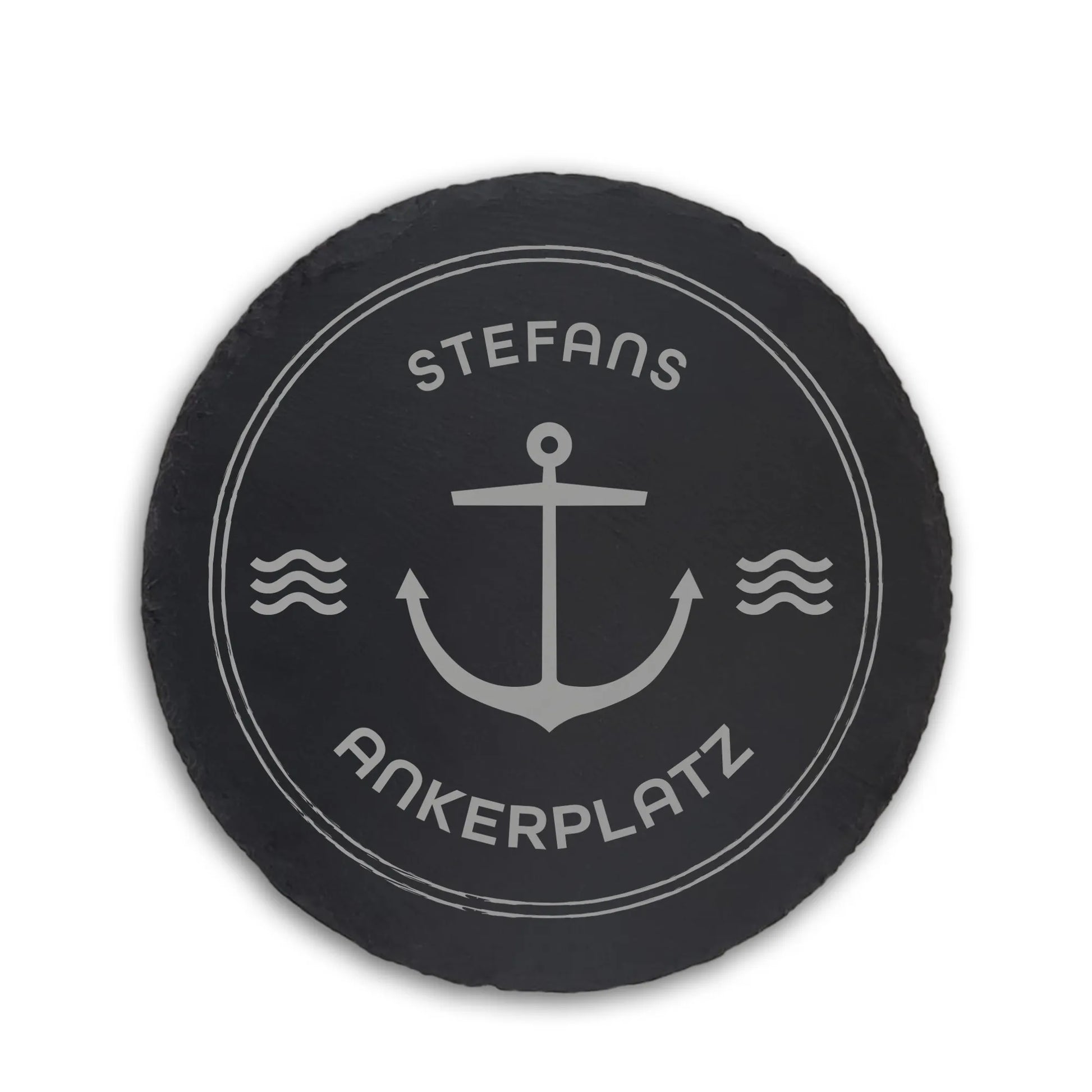 ANKERPLATZ - Personalisiertes Schieferschild - Jeske Design