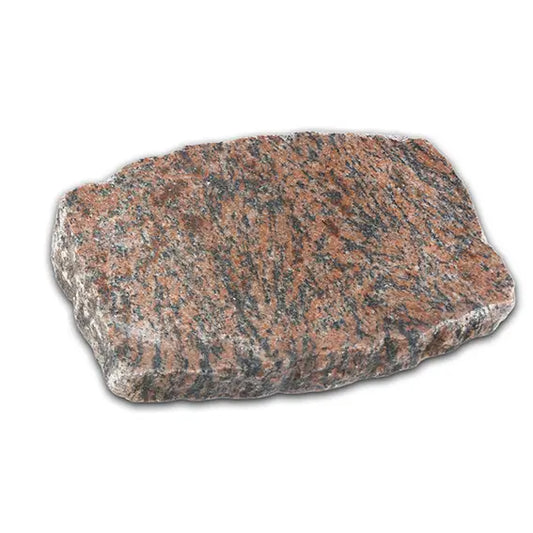 Grab- & Gedenkstein roter Granit poliert für Haustier, Hund, Katze - Block Nr 1 - Jeske Design