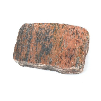 Pierre tombale et monument commémoratif en granit rouge poli pour humains ou animaux - Bloc n° 2